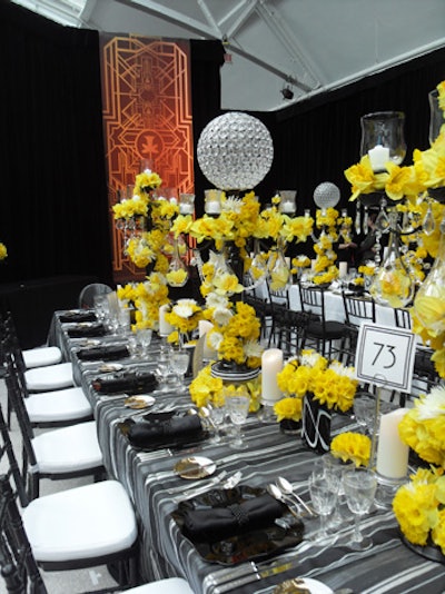 This year's ball incorporated 50,000 daffodils—more than ever before.