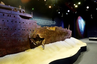 The traveling exhibits designed by Arts & Exhibitions International—like the massively popular undertaking for the Titanic—feel more like theatrical event experiences, with careful attention paid to experiential details.