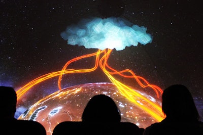 Interior Exhibit Projection Dome