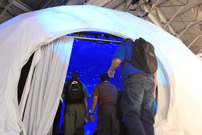 Geodesic Exhibit Dome Entrance