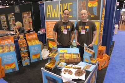 Awake Caffeinated Chocolate at the Sweets & Snacks Expo