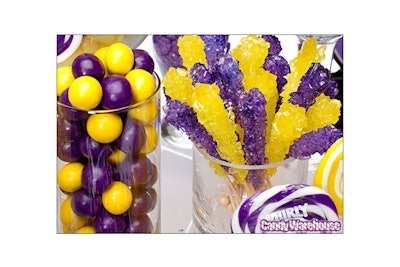 Colorful rock candy