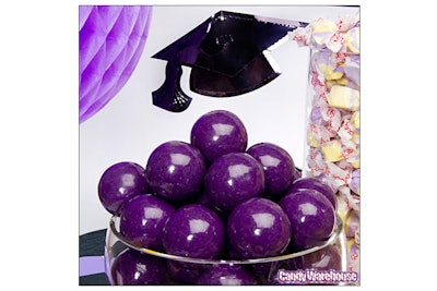 Purple malt balls