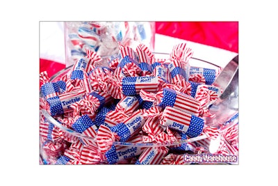 Patriotic Tootsie Rolls.
