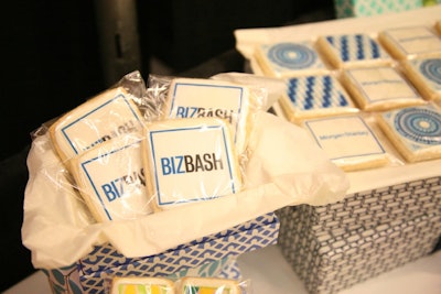 Modern Bite provided 'BizBash' cookies for event attendees.