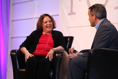 Judy Levy shared insights on how to land mega sponsors at the Event Innovation Forum.