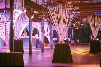 Historic Modernism for cocktail parties in impactful setting