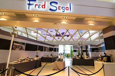 The terminal's many shops and restaurants have yet to open, and as such, the organizers brought in power and other infrastructure specially for the event.