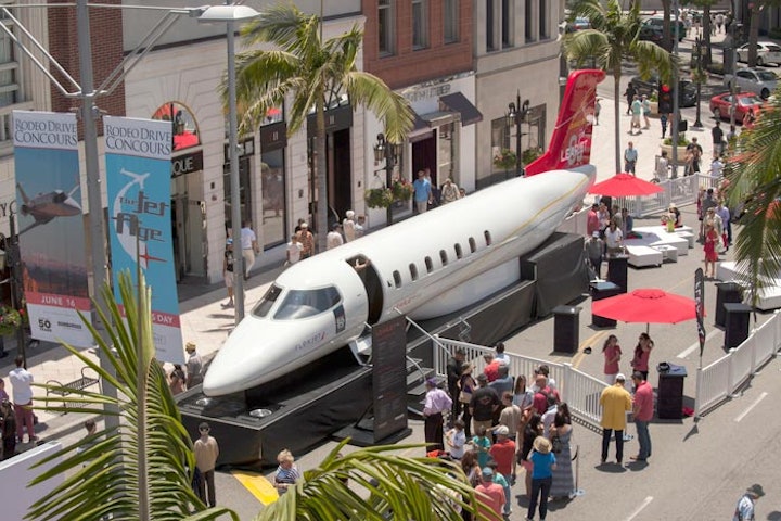 This Jet Found A Parking Spot On Rodeo Drive Bizbash