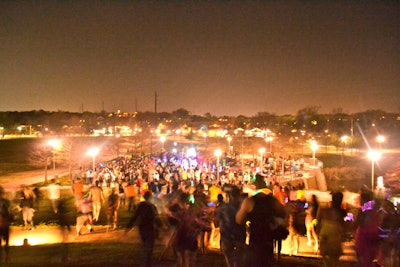 Tom and Gary's Decentralized Dance Party roamed through Austin and about 50 other cities in the United States and Canada.