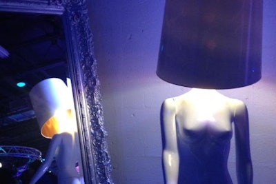 Bubble’s Humanoid “Girlfriend” lamp for daring event design