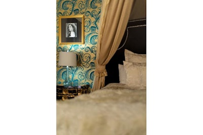 Bedroom of Broadway Diva Suite