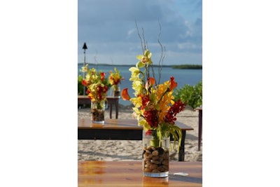 Floral Centerpieces to Complete the Picturesque View at Pierre’s