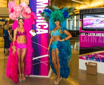 Cultural vignettes encouraged guests to explore the new building. Each station offered a stamp for guests' mock passports, and stamped passports could be entered for a chance to win a trip.