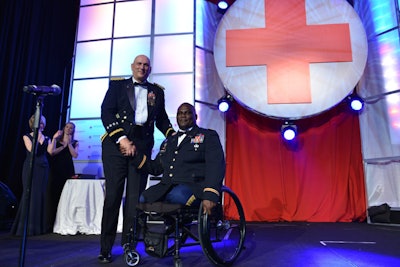 General Ray Odierno, chief of staff of the Army, received the Lifetime of Service Award, and Colonel Gregory Gadson received the Exceptional Service Award.