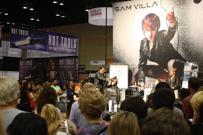 Sam Villa at the Premiere Orlando International Beauty Event