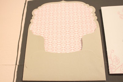 B.T. Elements also has die-cut envelopes with patterned liners.