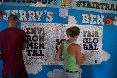 Ben & Jerry's at Bonnaroo