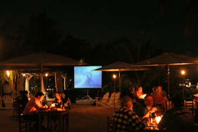 Moonlit Outdoor Café and Beachside Bar - Pierre’s Full Moon Party