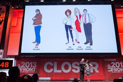 Organizers adhered to the timeline, placing a clock onstage so that the presentation did not exceed 60 minutes.