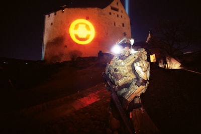 Xbox turned the European country of Liechtenstein into a real-life replica of Halo 4’s universe. A local 13th-century castle was transformed into a futuristic fort.