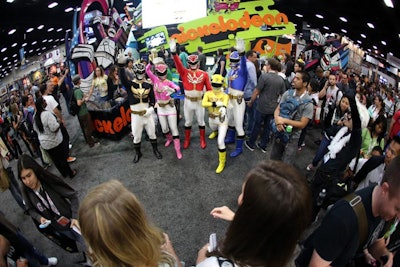 Comic-Con 2013: 'Power Rangers' at the Nickelodeon Booth