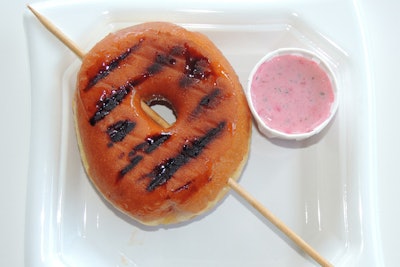 Grilled Glazed Doughnut