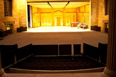 A theater's blank canvas upon which you can build an event.