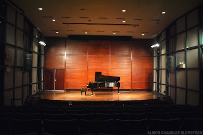 Ida K. Lang Recital Hall Stage