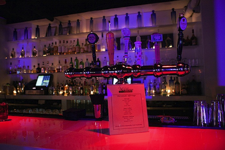 Unwind with some bubbly, a draft beer, or a “dirty slushie.”