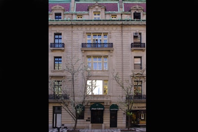 Front façade of the Beaux-Arts mansion at 78th Street and Madison Avenue