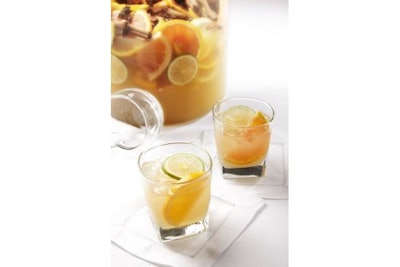 Chilled Apple Cider Sangria