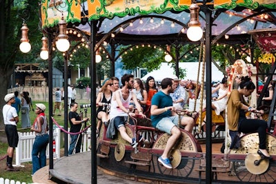 Rides include a bicycle carousel from the late 19th century, one of only two in the world that were created in Paris to encourage the use of what was then the new mode of transportation: the bicycle. (The other carousel can be seen in the film Midnight in Paris.)