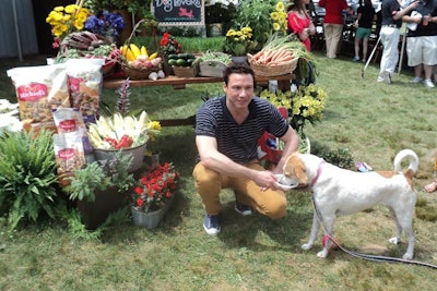 The next day was a world-record attempt at the largest communal dog meal (I think they failed). Celebrity chef—and my former client—Rocco DiSpirito was on hand. But he was feeling low—his mother (whose meatballs were made famous in Rocco's reality show, The Restaurant) had recently passed away.