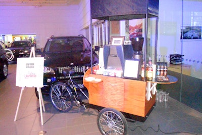 Aroma Express, a Canada-based mobile coffee and espresso bar, is now offering services for events on the East Coast, including in Pennsylvania. Available for meetings, trade shows, conventions, product launches, and more, the company's espresso tricycle is a full-service coffee shop on wheels with skilled baristas. The basic package includes four hours of unlimited service and starts from $675.