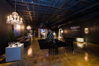 Gallery C, crystal chandeliers by Waterford