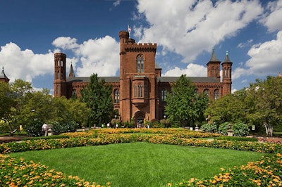 The Smithsonian Castle exterior