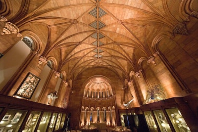 The Commons Medieval architecture provides a dramatic backdrop for events