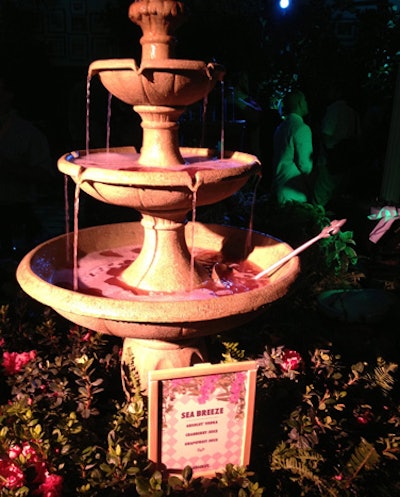 1. Cocktail Fountains