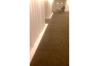 Installation Off White Carpet Borders Hudson Hotel Function Rooms