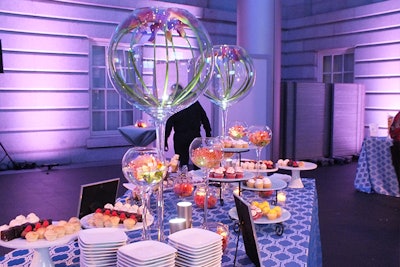 Creative centerpiece and dessert table
