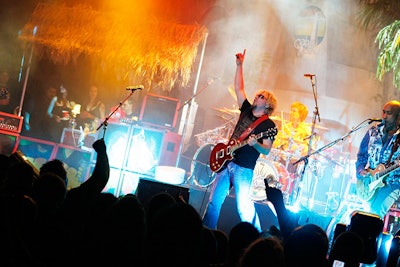 Sammy Hagar performs at a Skyy Vodka event