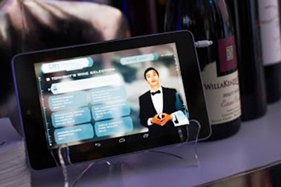 A virtual wine sommelier to enhance your event