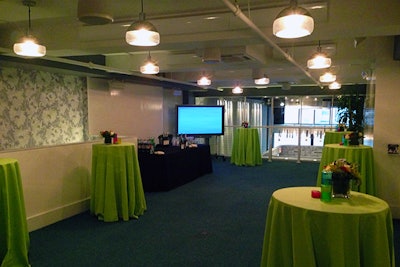 Use our Mezzanine for the cocktail hour.