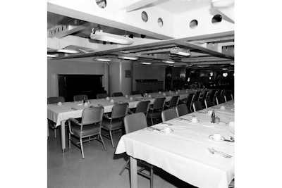 The ward room in service in 1980s