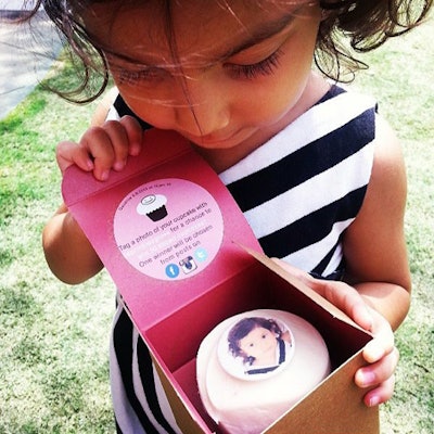 Sprinkles recently ran a promotion that put guests' faces atop the bakery's signature cupcakes. The on-the-spot treats were created by transferring images from a photo booth to a sugar printer. Sprinkles is planning to make the option available for event bookings in the future.