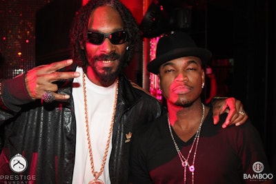 Snoop Dogg and Ne Yo at Prestige Sundays