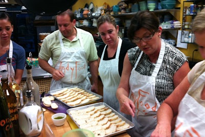 This fall, AndyFood, a culinary studio in Scottsdale, will begin offering a new teambuilding class for as many as 36 people. The class, which focuses on how to cook paella, is customizable and can be tailored to each client's goals.