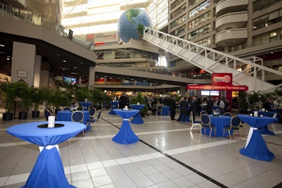 Inside CNN is located in the heart of downtown Atlanta.