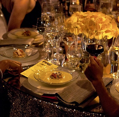 Enjoying the meal